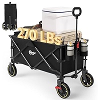 DOPPELGANGER - 【新品・未開封】C2-46T FOLDING CARRY WAGON DOPPELGANGER OUTDOOR : Folding Carry Wagon Black [C2-46-BK]